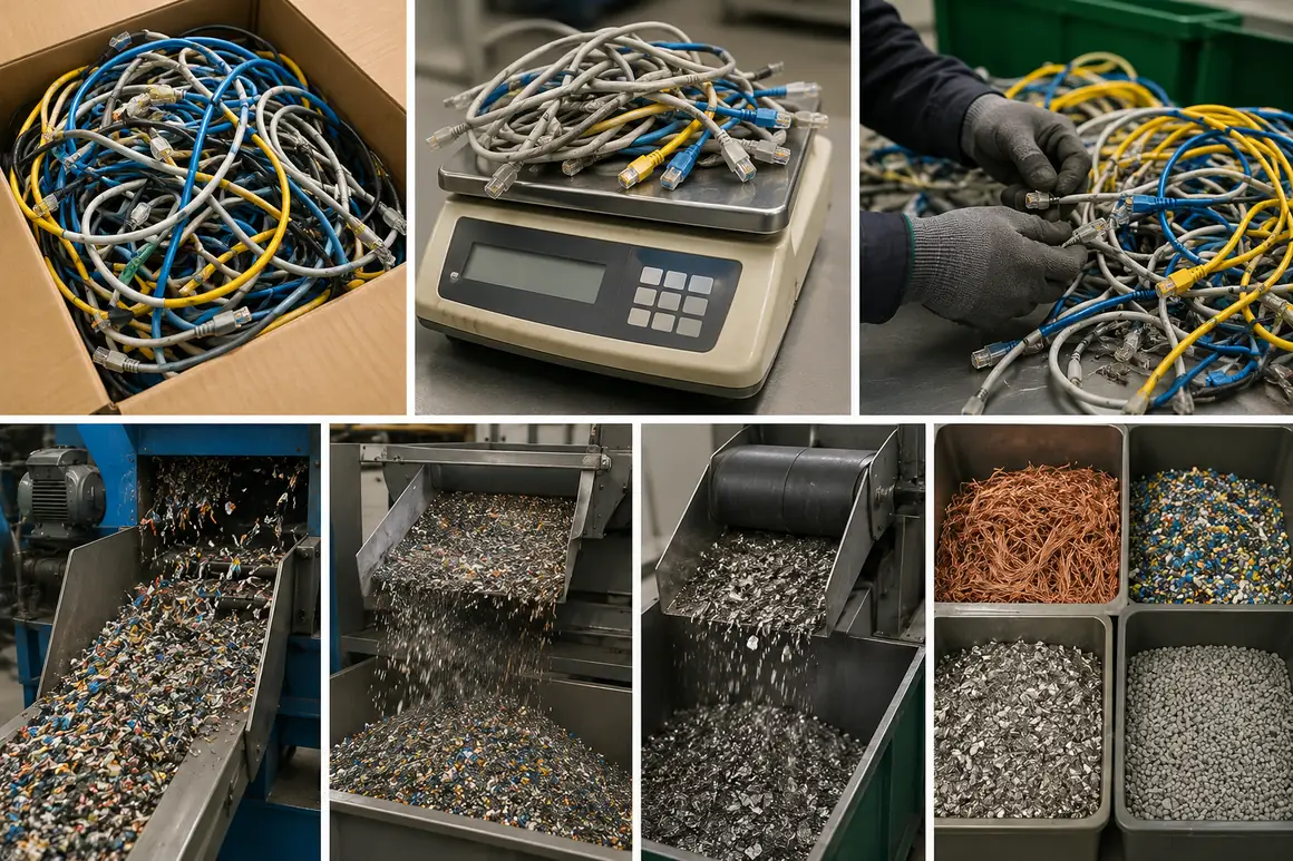 Entsorgungswege für Netzwerkkabel Recycling bei Elektromeister Daniel Wesseling